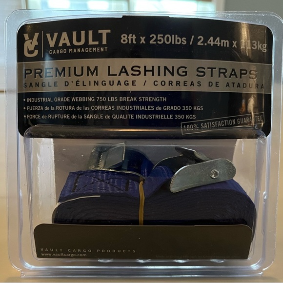 x 2 Pkgs PREMIUM LASHING STRAPS x 2 pkgs - Picture 4 of 7